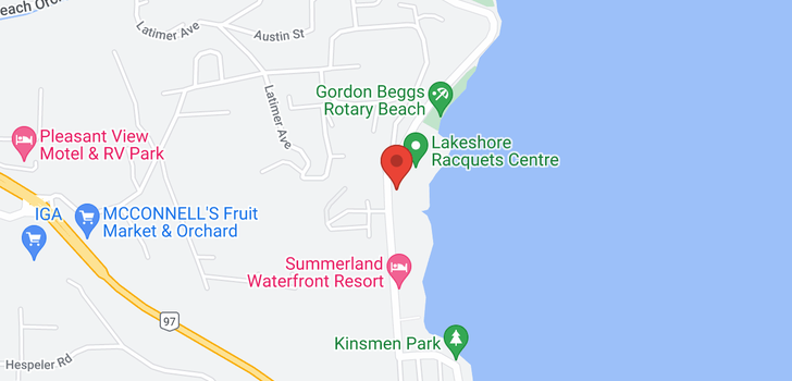 map of 203 13415 S LAKESHORE DRIVE